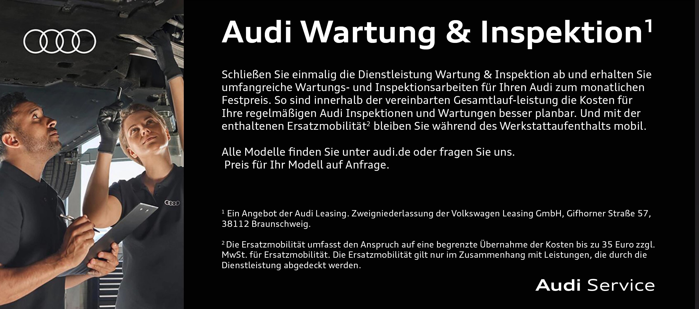 Wartung und Inspektion